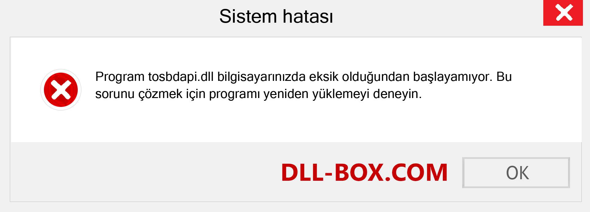 tosbdapi.dll dosyası eksik mi? Windows 7, 8, 10 için İndirin - Windows'ta tosbdapi dll Eksik Hatasını Düzeltin, fotoğraflar, resimler